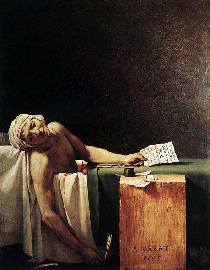 Jacques-Louis David The Death of Marat oil painting picture